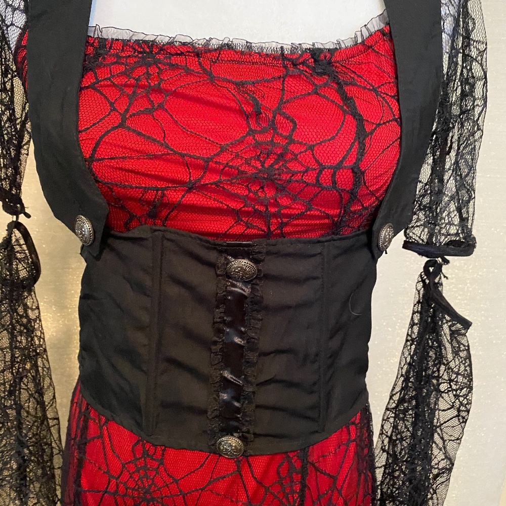 WOMENS VAMPIRESS COSTUME -M- 🧛‍♀️ - Picture 6 of 14